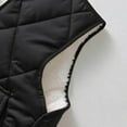 thumbnail image 4 of Black Boy Girl Children Boy Girl Cami Tank Warm Thick Fuzzy Gradient Vest Padded Jacket Outfits Sweatshirt for Kid Sleeveless Long Sleeve Boat Neck Track Gym Casual Vest 2025 3 Years, 4 of 9