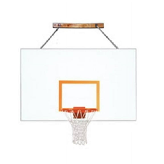 FoldaMount82 Magnum Steel Side Folding Wall Mounted Basketball System, Kelly Green