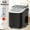 Black, variant on Countertop 30 - Pound Bullet Ice Maker. Produces 9pcs Ice in 6 Min. Portable with Auto - Clean Baskets & Spoons. One - Click Operation, Ideal for Camping