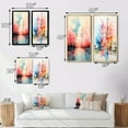 thumbnail image 4 of Designart "Colorfull Power Lines Gridscape Charm III" Power Lines Wall Art Set Of 2 - Multi-Color Architecture Gallery Set For Office Decor, 4 of 7