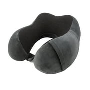 Protege 4-Piece Ergonomic Memory Foam Neck Pillow Travel Set