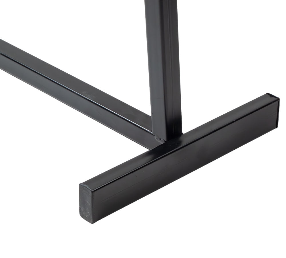 4 Pack 2 Tier Shipping Container Shelving Bracket with Hooks - 19-3/4"x34", 551 lbs WLL - Black Powder Coated Steel for Heavy Duty Trailer Containers - Easy to Assemble & Remove