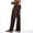 Coffee, variant on Yoga Pants Straight Pants Silk Home Ice Men's Home Pants Band 1 Jean Cut Straight Fit Pants Men Pants Mens Big and Tall Warm Comfortable Parachute Pants for Men Long Stilt Pants Indoor Boy Jean Pants