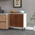 thumbnail image 2 of Giantex Wood Storage Cabinet, Free Standing Sideboard Cabinets w/Doors & Adjustable Shelves, Accent Cabinet, 2 of 6
