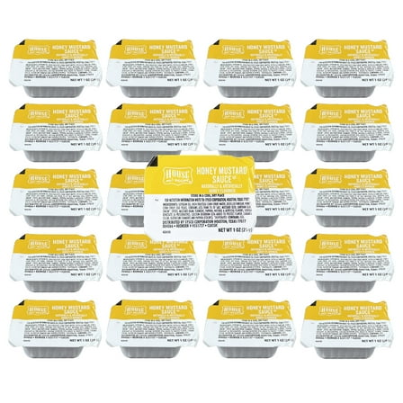 House Recipe Sauce | Kosher | 1 oz. Dipping Cup | 20 Count | (Honey Mustard)