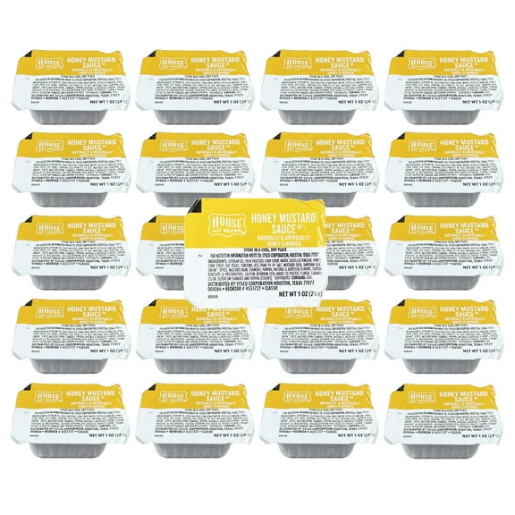 House Recipe Sauce | Kosher | 1 oz. Dipping Cup | 20 Count | (Honey Mustard)