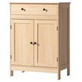 thumbnail image 3 of Ktaxon Bathroom Floor Cabinet, Freestanding Storage Cupboard w/ Drawer and 2 Doors, Wood, 3 of 21