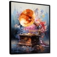 thumbnail image 2 of Designart "modern Phonograph Fusion I" Entertainment Floater Framed Wall Decor, 2 of 7