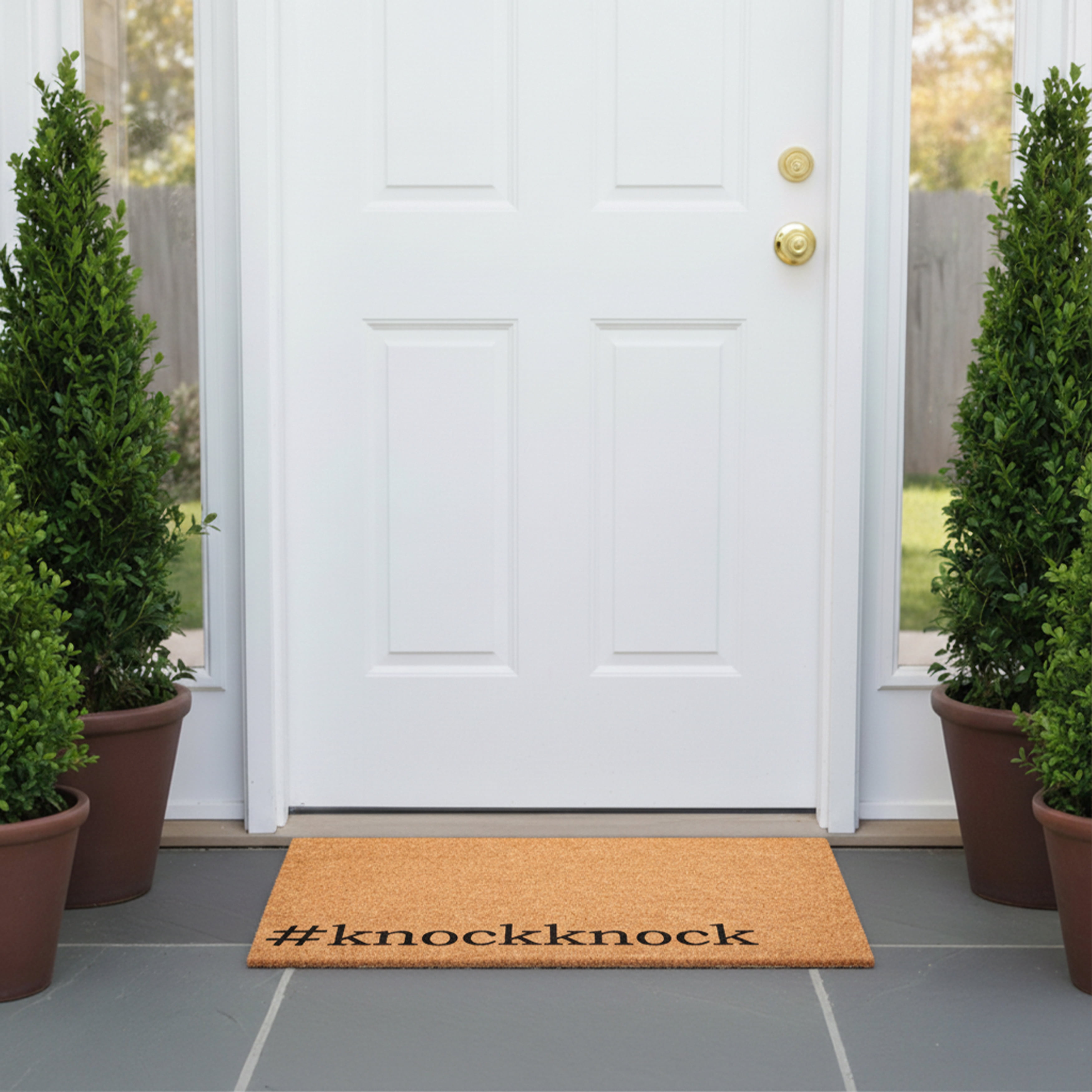 Calloway Mills 117941729 knockknock Doormat, 17" x 29"