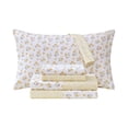 thumbnail image 2 of Dainty Floral Yellow 6 Piece Queen Sheet Set, 2 of 4