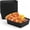 Black, variant on 25 count Paper Tray 4 lb Large Nacho Plates Disposable Serving Snack Trays Large Paper Trays Boat for Nachos, Hotdogs, Tacos, Fries (Green)