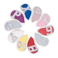 thumbnail image 5 of Juego de 10 Uds. de Fundas para Cabeza de Hierros de Golf, Funda Reflectante 4,5,6,7,8,9,asP,x, Número de de Protección para Regalo, Niños, Blanco DYNWAVEMX Cubierta de cabeza de hierros de golf, 5 of 5