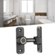 thumbnail image 5 of Cerradura de puerta de 90 grados y 180 grados perno de puerta corredera luminoso para evitar robos seguro para puerta de baño, 5 of 8