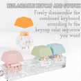 thumbnail image 2 of Keyboard Fidget Toy, Fidget Keychain of 4 Colors Keyboard Clicker, Silent Fidget Toy for Library, Study Room, 2 of 6