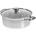 thumbnail image 4 of RUNROTOO Stainless Steel Hot Pot Round with Divider Easy to Clean 1Pack, 4 of 8