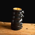 thumbnail image 5 of Halloween Skeleton Candle Stand Gothic Heart Brain Bones Resin Candle Stand Human Organ Models Candle Holder Resin Tealight Candle Holders for Halloween Horror Theme Party Tabletop, 5 of 6