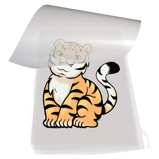 PelíCula de Transferencia DTF, 100 Hojas, Papel de Transferencia de PET A4 para Bricolaje Directo en Camisetas, , Bolsas, 8,3 Pulgadas X 11,7 Pulgadas