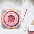 thumbnail image 4 of Bovemsi Clearance Flower Kit Beginner Flower Maker Tool | Portable Flower Weaving Kit Colorful Knitting Machine for Round Square Flowers, 4 of 4