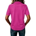thumbnail image 6 of Polo Shirts for Women Golf Button Collared Summer Short Sleeve Tops Lightweight Work Polo Shirt Womens Blouses, 6 of 6
