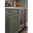 thumbnail image 3 of Amerock Lintel 5-1/16 inch (128mm) Center-to-Center Champagne Bronze Cabinet Pull, 3 of 7
