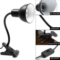 thumbnail image 3 of Turtle Heat Lamp For Reptile Aquarium, Turtle With 2 Uva Uvb Bulb Baking Lamp Adjustable 360 Rotating Clip For Turtle Snake Aquarium, 3 of 5