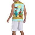 thumbnail image 2 of Xecao African Women print basketball shirt for both men and women, a unisex basketball jersey perfect for theme parties-Small, 2 of 6