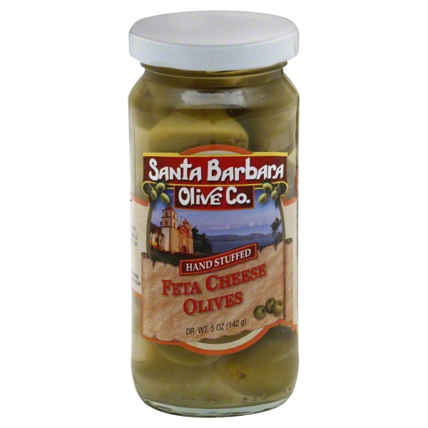 Santa Barbara Feta Cheese Olives, 5 oz