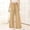 *Khaki, variant on ClodeEU Wide Leg Dress Pants for Women, High Waist Trousers with Belt ,Flowy Loose Casual Trousers Navy,Womens Plus L