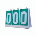 thumbnail image 4 of Colaxi Score Counter Multipurpose Tabletop 3 digits Flip Number Score Board Table Score for Basketball Baseball green, 4 of 8