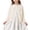 Beige, variant on Girls Raglan Sleeve 3D Crochet Flower Applique Round Neck Multi Button Hollow Knit Cardigan 100% Cotton Breathable Casual Long Sleeve Spring Fall Layering Outerwear Tops