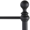 thumbnail image 4 of Sanford Metal Headboard Panel with Castings and Round Finial Posts, Matte Black Finish, Twin, 4 of 5