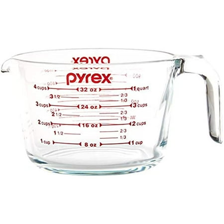 

Pyrex SYNCHKG039125 4 Measuring Cup Clear with Red Graphics