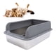 thumbnail image 5 of CAJA de Para Gatos Cerrada de Acero inoxidable con tapa, Caja de para Gatos Cerrada Grande para Gatos Grandes, Bandeja de Metal Con Recinto de, 5 of 7