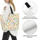 thumbnail image 3 of Balery Simple Drawing Bolsa Tote Estilo Estético con Cremalleras, Bolsa de Hombro, Bolsa de Compras Grande y Plegable, 3 of 8