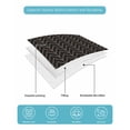 thumbnail image 5 of Quilts Twin-XL Size Bedding Set, Simple Line Black Lightweight Quilted Comforter, Black Modern Art Geometric Soft Reversible Bedspread Coverlet with Pillow Covers for All Season, 68" x 98", 5 of 7