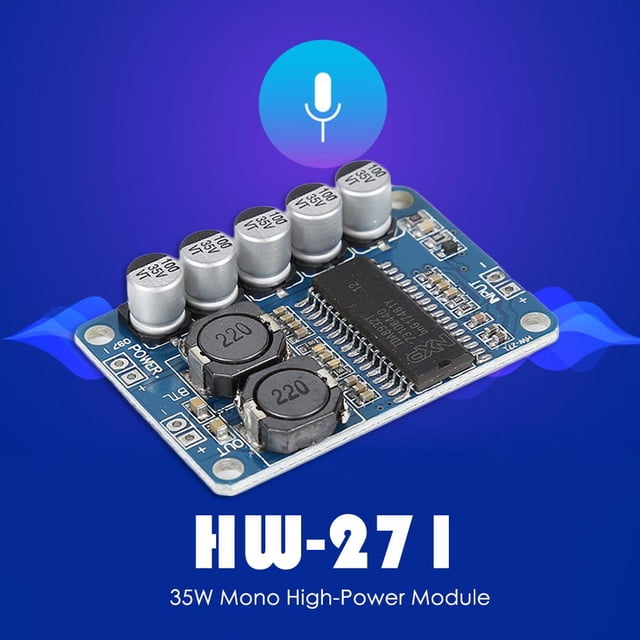 Módulo amplificador de potencia digital Kuymtek TDA8932 35W