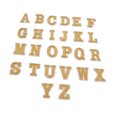 thumbnail image 4 of Parches de mezclilla ANGGREK 26 Piezas con letras Doradas en inglés, 4 of 8