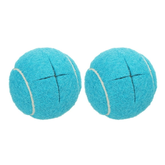 Uxcell 2 Pcs Precut Walkers Tennis Balls, Universal Precut Glide Ball Walkers Accessories Glides for Furniture Legs and Floor Protection, Blue