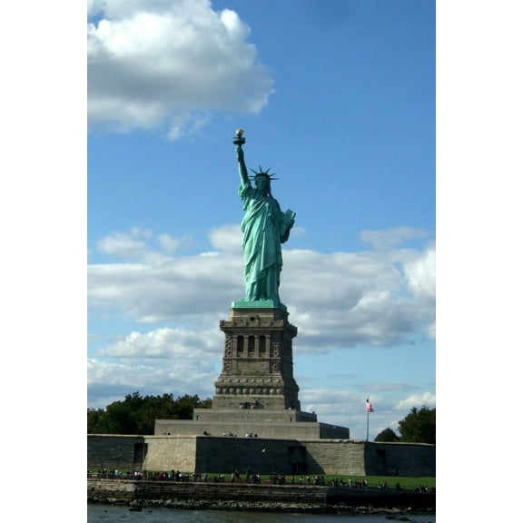 Statue Of Liberty Movie Poster New York 24x36 Art Poster 24x36 Square Adults Best Posters