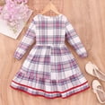thumbnail image 5 of Youmylove Baby Girls Long Sleeve Printed Princess Dress Dance Party Dresses Fall Winter Clothes Leisure Child Clothing, 5 of 9