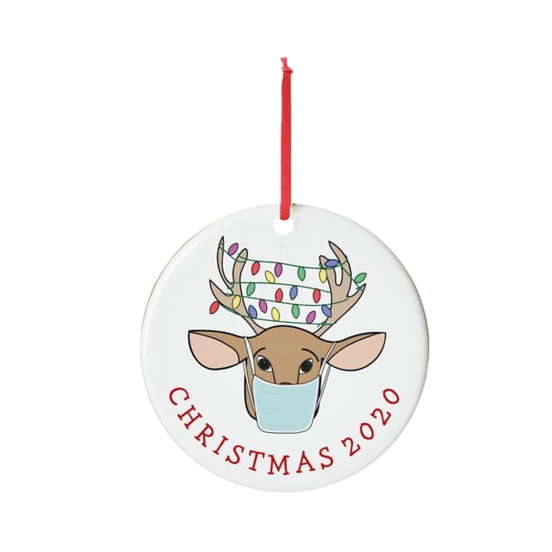 Fiudx Decoraciones navideñas para interiores Adornos colgantes con formas personalizadas para decoración navideña