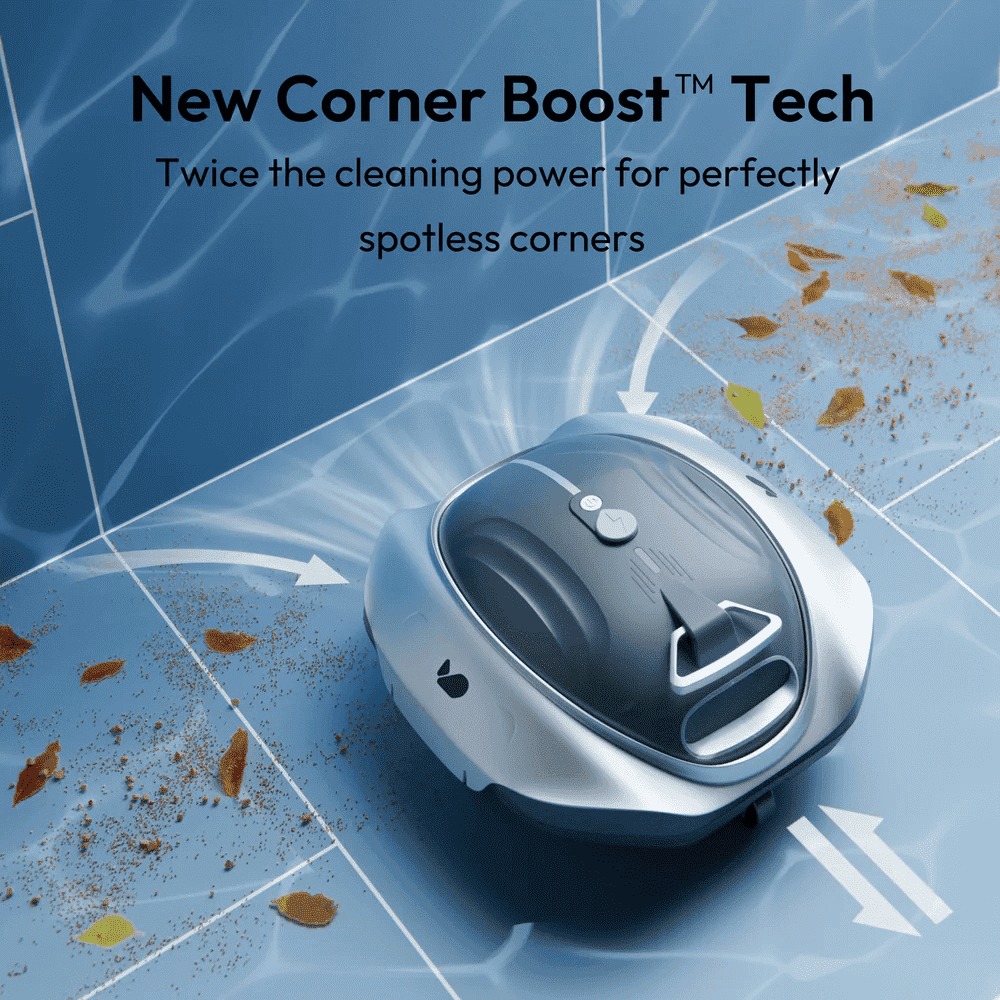 Bubot 300P Pool Vacuum, Cordless Robotic Pool Cleaner, Superior Suction, Smart Senor, DirtLock 2.0, for Above-Ground Flat Pools