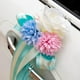 thumbnail image 3 of Kit De Decoraciones De Silla De De Espejo Accesorios De De Flor DIY Artesanía yotijar Flor y cinta del coche de la boda, 3 of 8