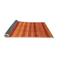 thumbnail image 2 of Ahgly Company Indoor Rectangle Abstract Orange Modern Area Rugs, 8' x 10', 2 of 4