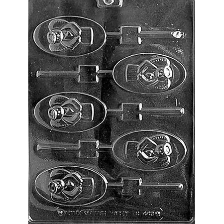 

Candyland Crafts OVL ANGEL LOLLY Chocolate Candy Soap Mold Combo | Food Safe Plastic Durable and Reusable Chocolate Making Mold - C443 - (4 Pack)
