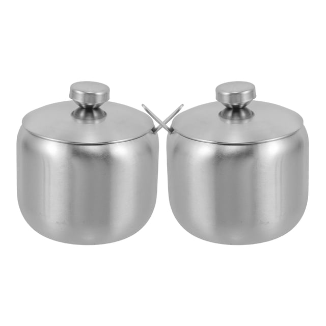 UPGRATOR 2Ud Frascos De Condimentos Con De Acero Inoxidable Para Almacenaje En Cocina