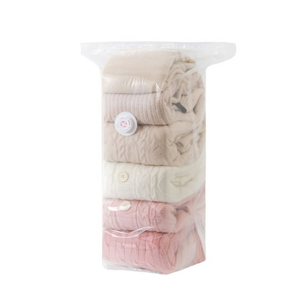 Bolsa De Almacenamiento Con Vacío Triple Y Espesor Aumentado Para Ropa, Edredones Y Chaquetas De Plumón