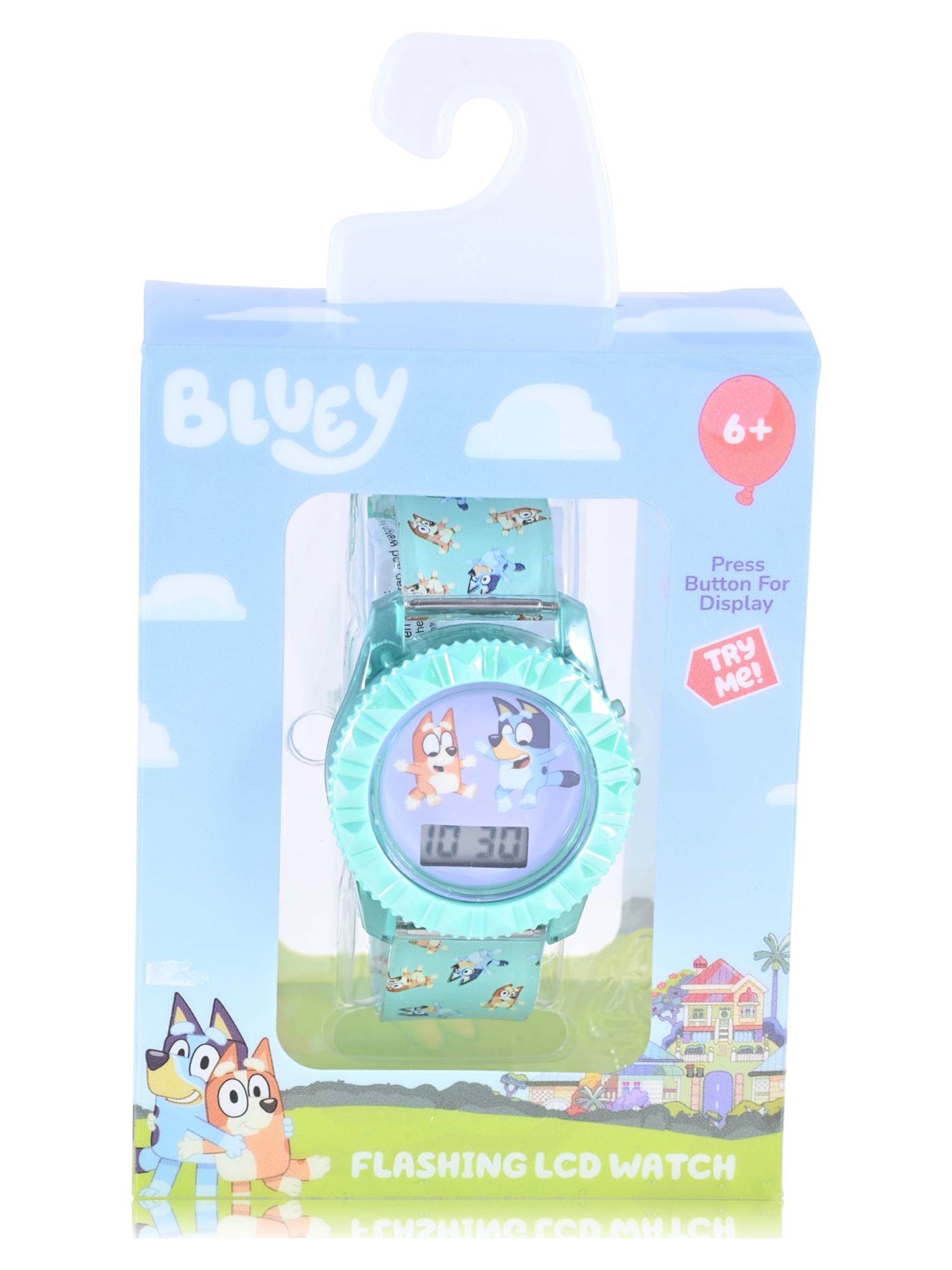 Bluey Kids' LCD Watch With Flashing Case photo 3