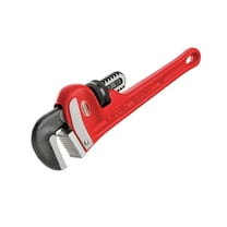 Ridgid 31010 Cast-Iron 1-1/2 in. Jaw Capacity 10 in. Long Straight Pipe Wrench
