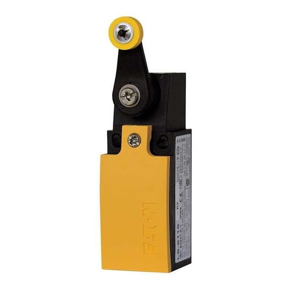 Limit Switch, Roller Lever, Rotary, 1NC/1NO, 4A at 400V AC, Actuator Location: Side LS-S11S-RL